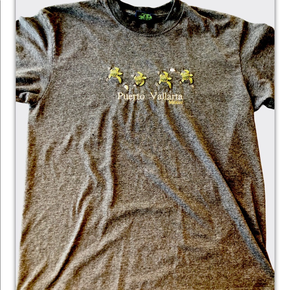 Vintage Mexico Tourist T shirt Large Turtles
